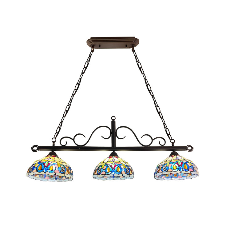 Luminaire suspendu pour îlot de cuisine 3 lumières