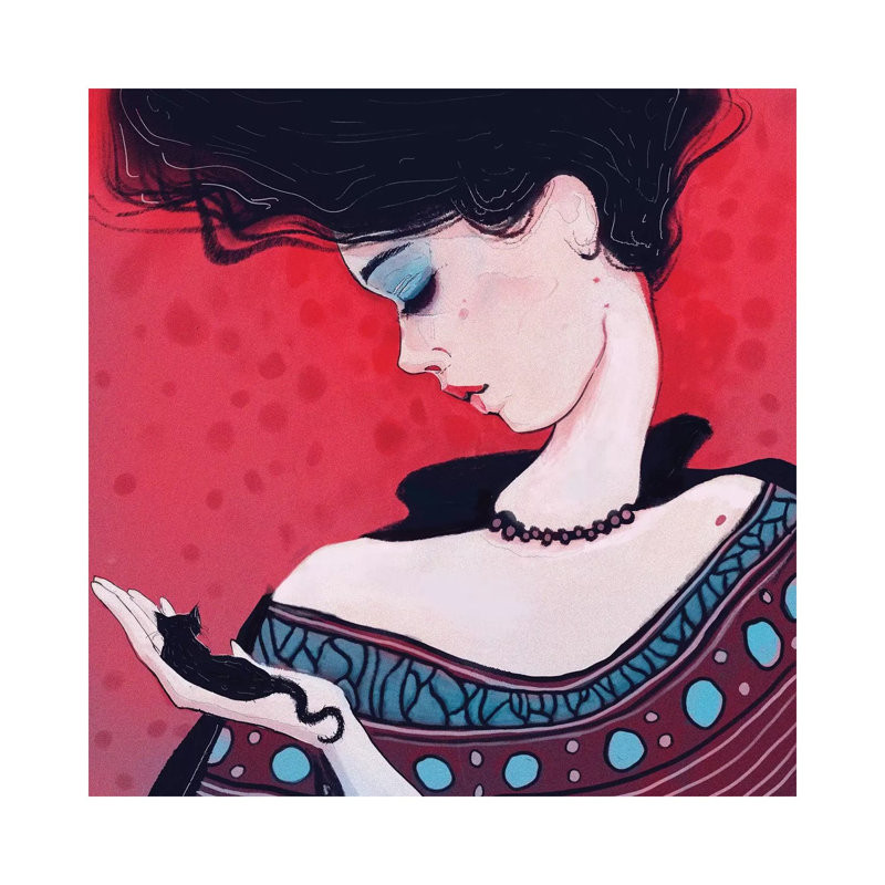 Time To Turn Page by Anikó Salamon - Wrapped Canvas Print, 30.48cm H x 30.48cm W