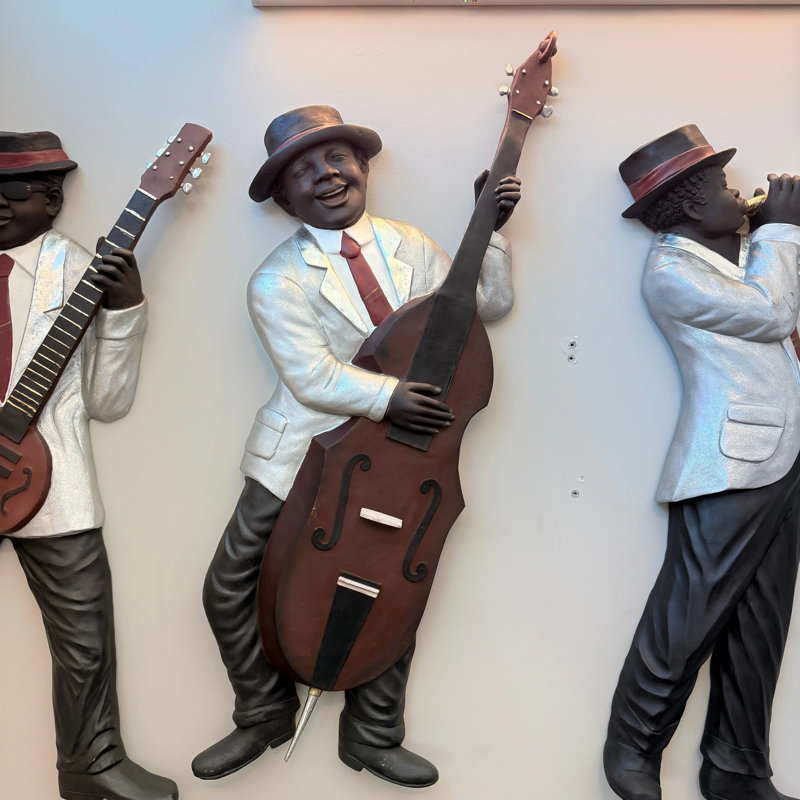 Bradynn Guitar Player Statue