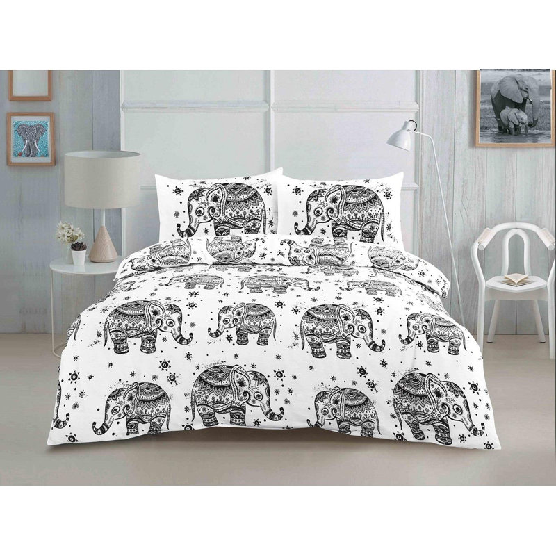 Bowra Animal Print Duvet Cover Set with Pillowcases Included, Single - 1 Pillowcases