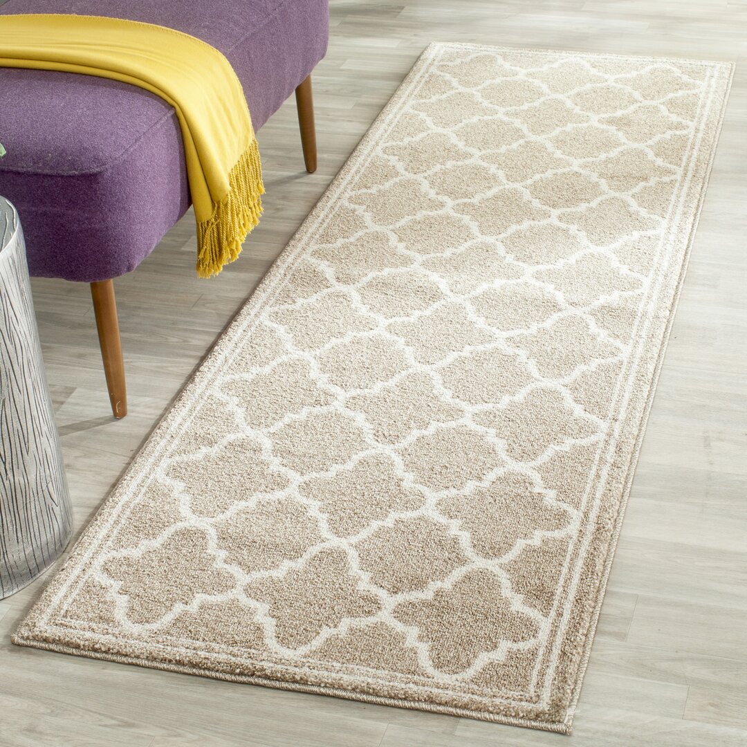 Teppich Dayana in Weizenbraun/Beige