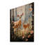 Deer Graceful Fawn Pastoral II - reproduction d'animaux sur bois de pin naturel-1207595847