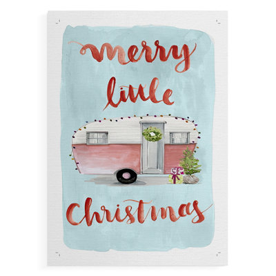Collection de voitures de Noël B - Impression sur toile seulement - NON-CADRE