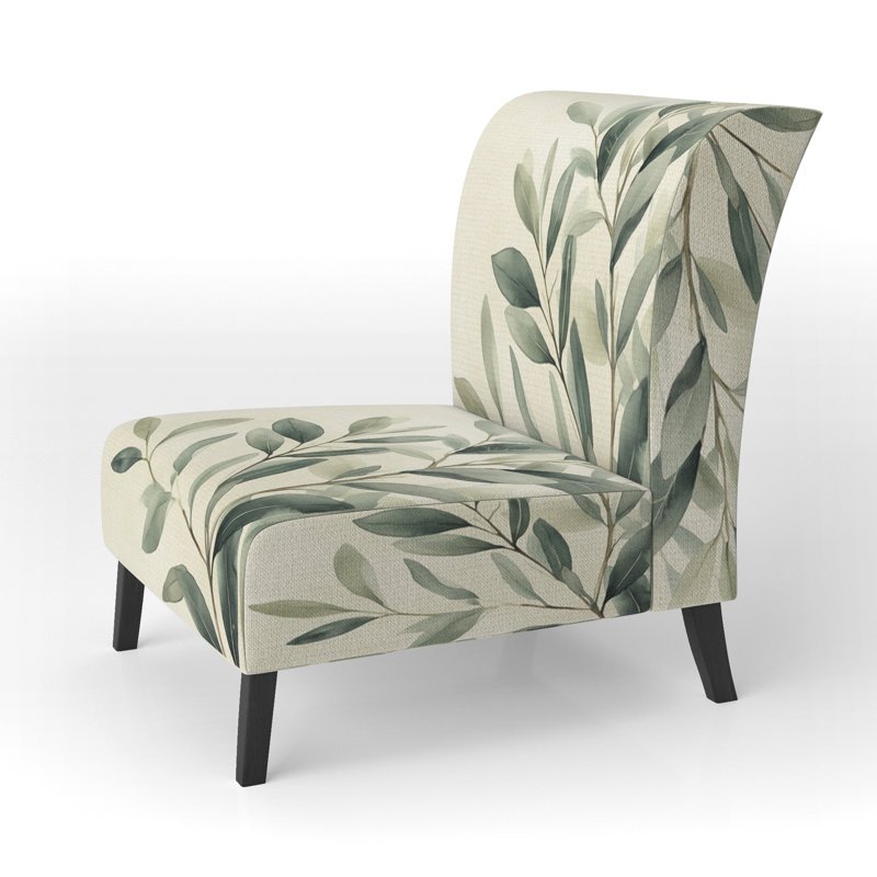 Fauteuil de chambre Eucalyptus, Pantoufle sans accoudoirs