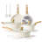 SENSARTE Ceramic Cookware Sets, 10-Piece, Non-Toxic Healthy Non Stick, PFAS PTFE PFOA PFOS Free