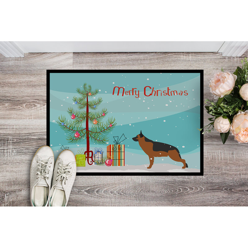 Non-Slip Christmas Indoor Doormat, Rectangle 2' x 3'