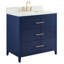 Iconic 36" Freestanding Standard Single Bathroom Vanity with Top-1083574783-1084058980