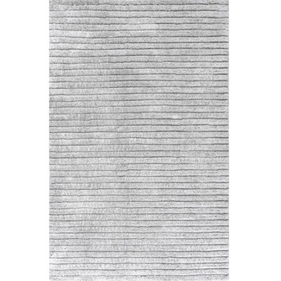 Tapis gris fait à la main Knoxville