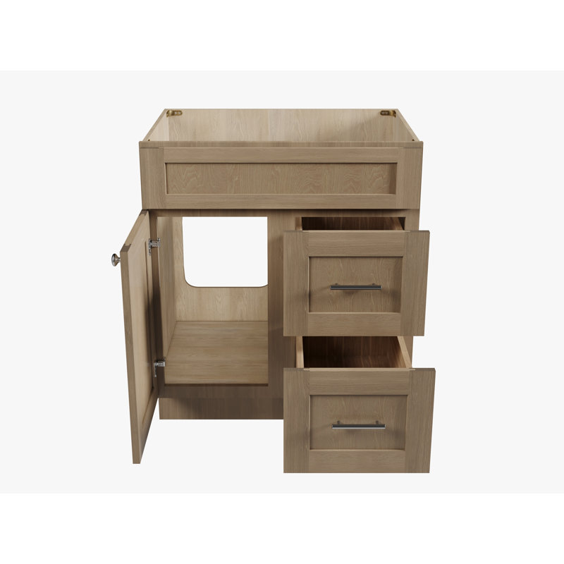 Meuble-lavabo avec tiroir 30 po Disar, Satin