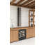 Support à vin mural en métal 36 bouteilles Indurial - noir mat - 48 po de hauteur-109609445-267023881