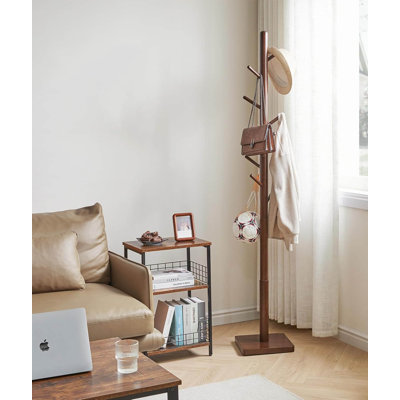 Freestanding 8 - Hook Coat Rack