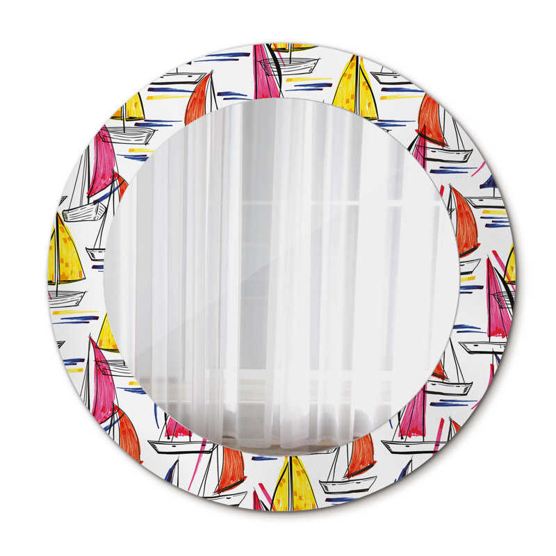 Huldar Glass Flat Wall Mirror
