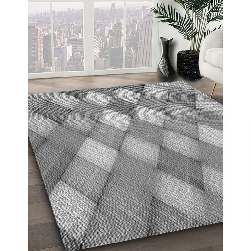 Geometric Indoor Rug, Square 7'