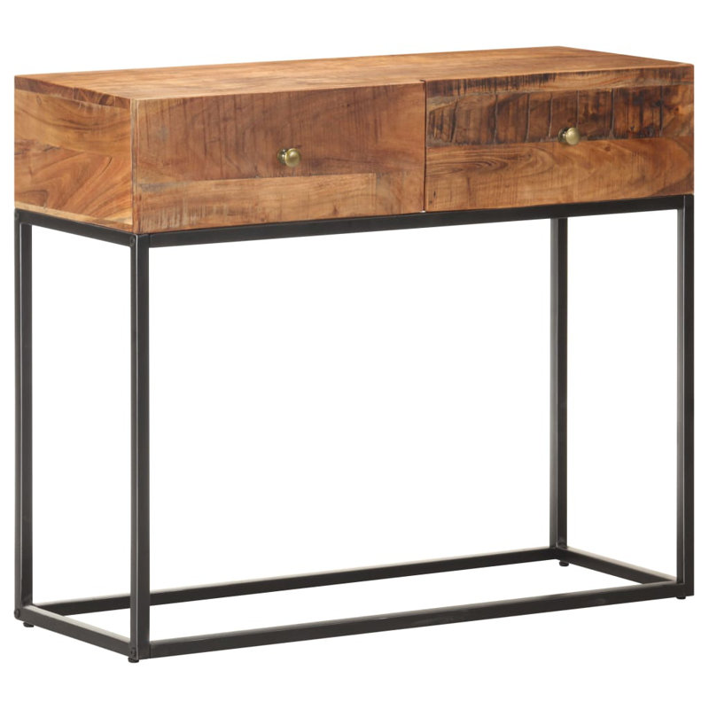 Milledgeville 90cm Solid Wood Top Console Table