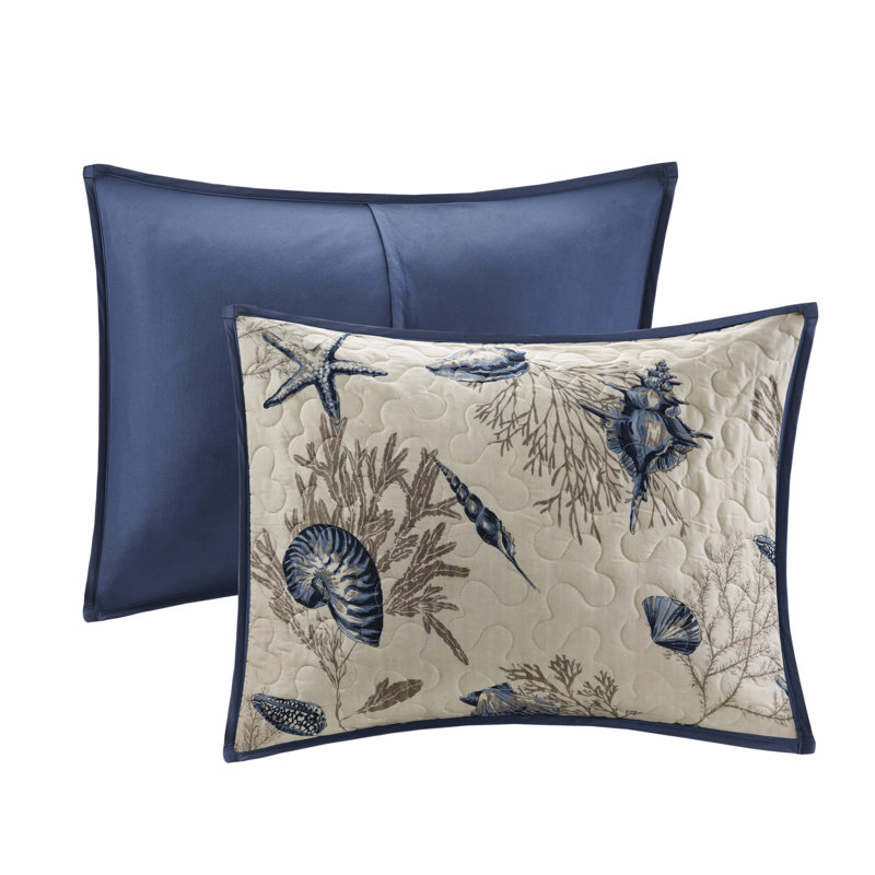 Courtepointe en microfibre bleue - Lit simple / simple TG