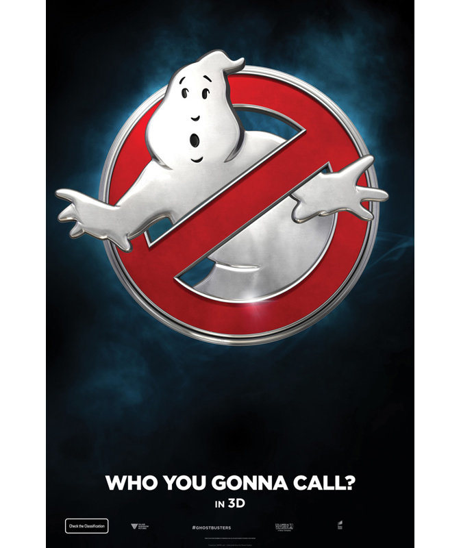 Ghostbusters, 18" H x 12" W