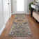 Machine Washable Indoor/Outdoor Xhevrie Terracotta Rug