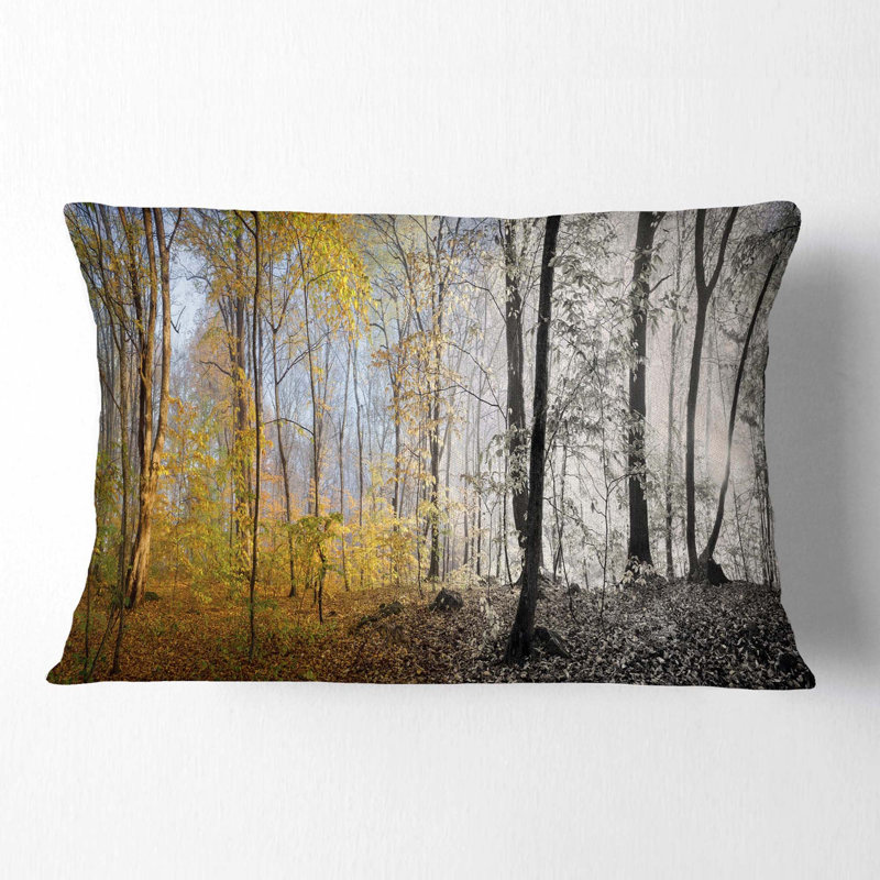 Coussin lombaire paysage