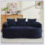 Causeuse courbée avec 3 coussins, canapé en chenille à assise profonde pour petits appartements et salons, aucun assemblage requis-1006993232-1006993233