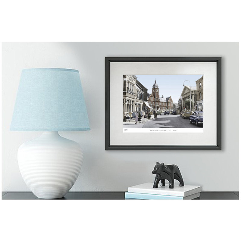 Swindon, Regent Street 1967 - Single Picture Frame Print, 28cm H x 36cm W x 2.3cm D
