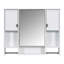 Armoire de salle de bain murale avec miroir-90437229