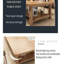 Bureau de direction en bois massif Raynna-453590994