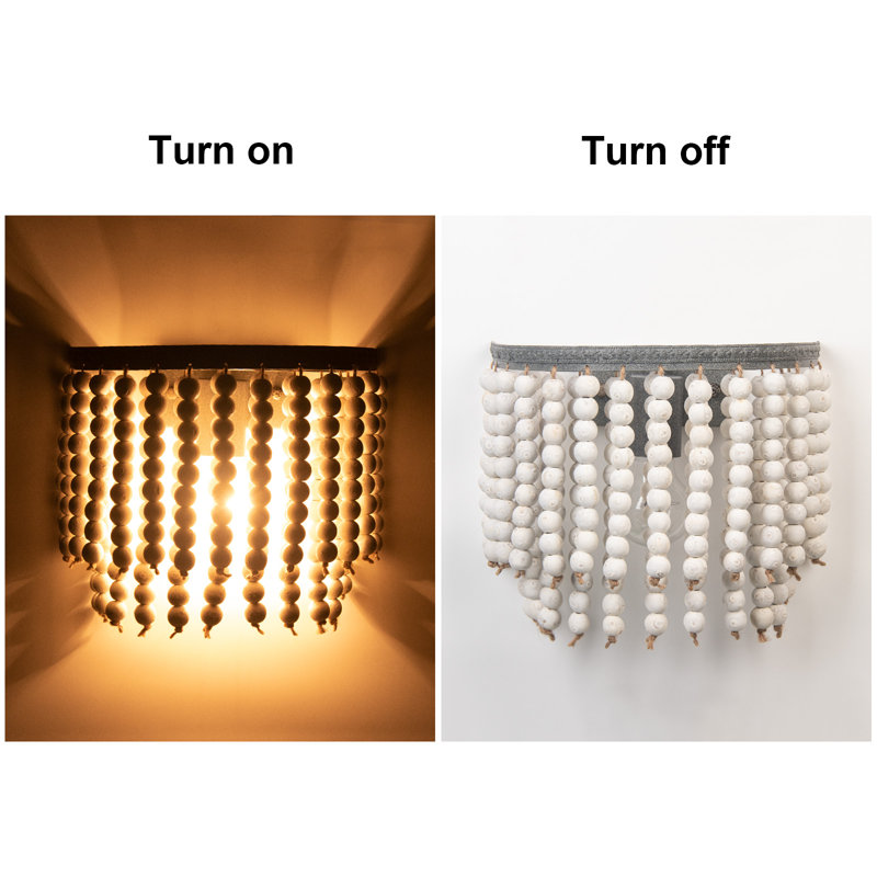Solid Wood Wall Sconce