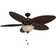 Palm Island 52'' Indoor/Outdoor Ceiling Fan with Bowl Light