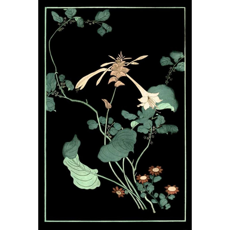 Art sur toile tendue par Winston Porter Vision Studio Gallery: Midnight Floral I