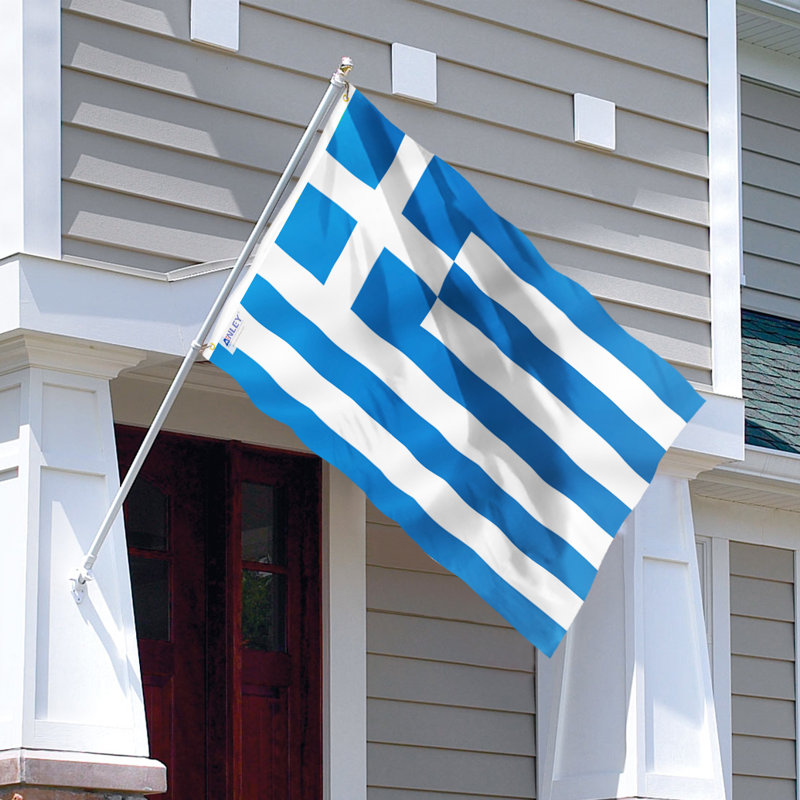 Drapeau de la Grèce en polyester 3 x 5 pi