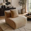 Canapé sans accoudoirs avec coussin Teddy - chameau-131578257