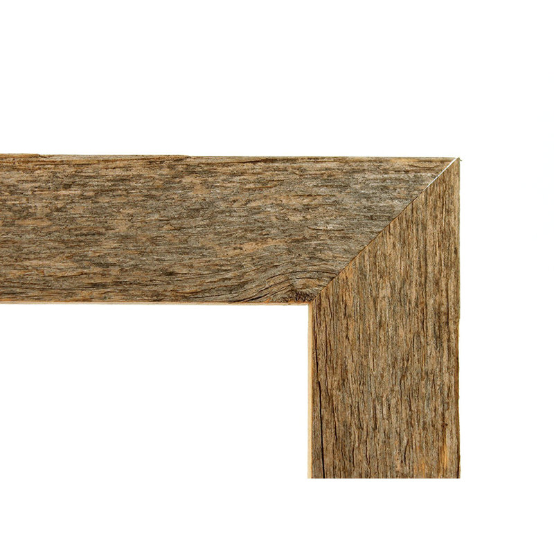 Cadre photo vieilli en bois recyclé 100% rustique, 10 po x 10 po