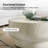 Watterson Amagoya Modern 32"W Marble Concrete Top Full Assembly Round Coffee Table-1693210507