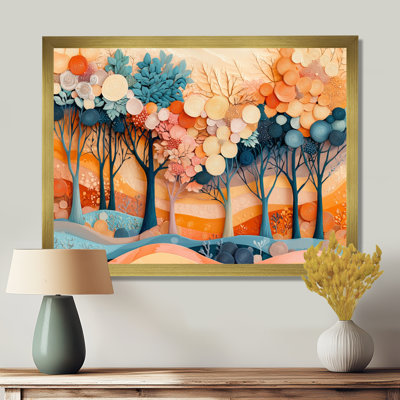 «Ingurs 4 Seasons Forest Trees Dream Fragments II», art mural forêt
