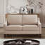 Canapé 2 places avec coussin de siège à ressorts, canapé rembourré avec housses amovibles-1294986413