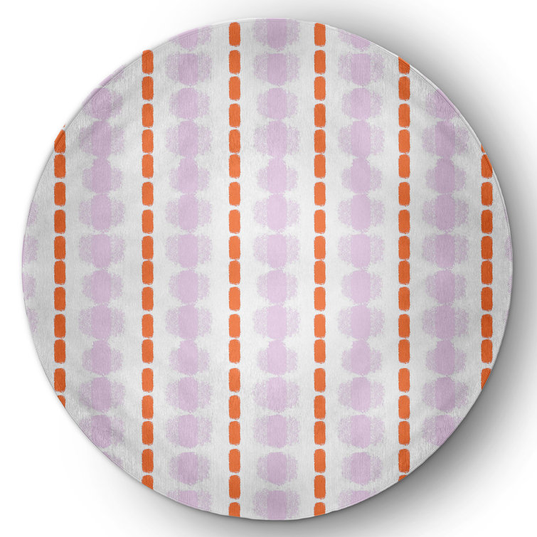 Deferiet Chenille Striped Indoor Rug