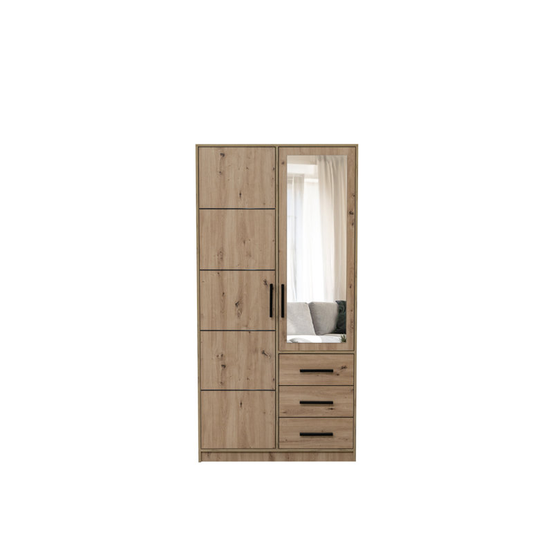 Bojan Manufactured Wood Wardrobe