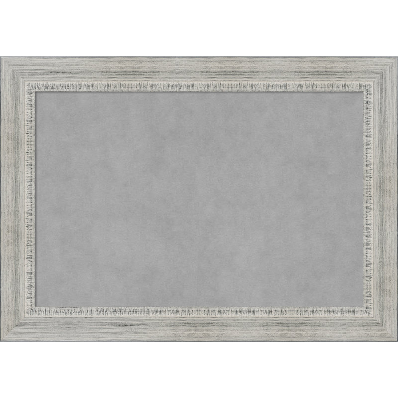 Wall Mounted Magnetic Bulletin Board, 20" H x 28" W