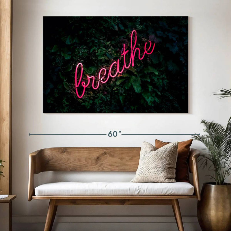Tergel Breathe Neon Sign