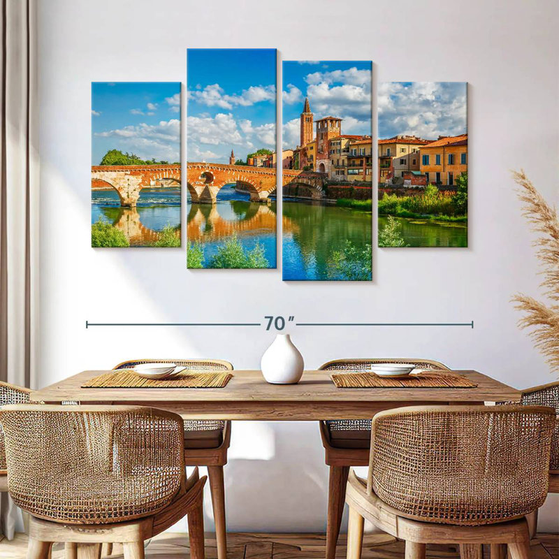 Lilie Ponte Pietra Arch Bridge, 42" H x 68" W