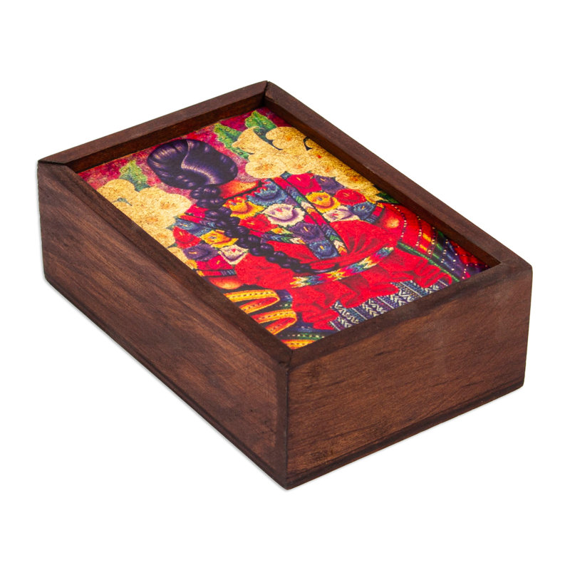 Boîte à découpage en bois Bungalow Rose