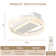20Inch Modern Leafless Ceiling Fan With Remote Control Removable And Washable, Reversible Motor
