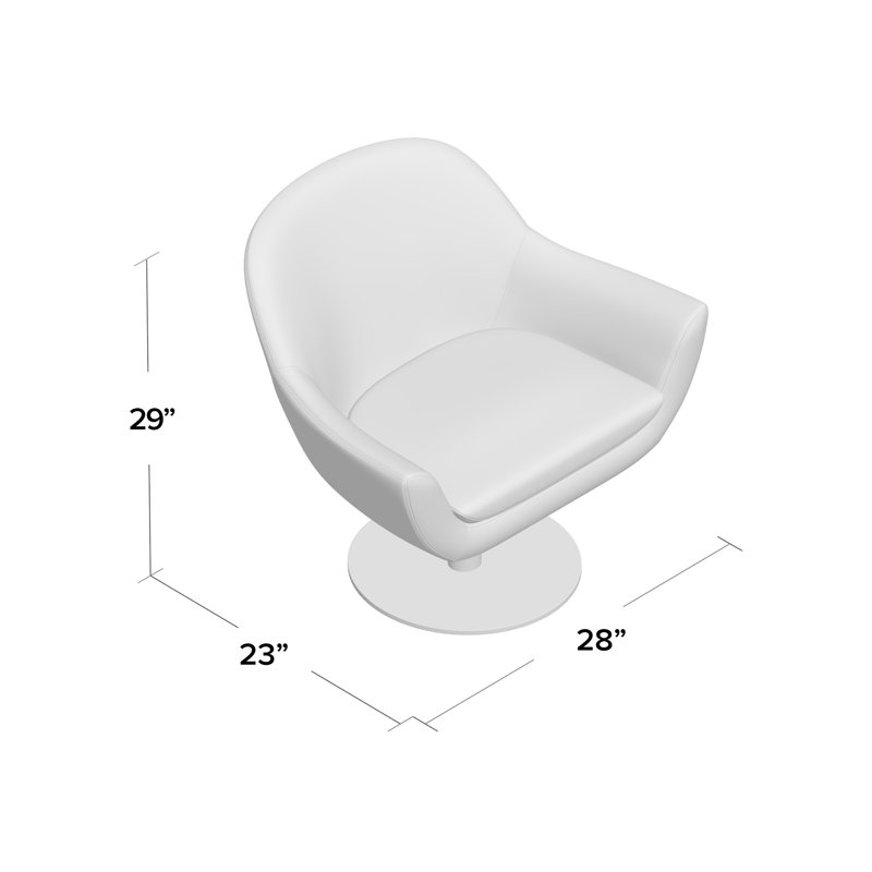 Chaise de réception Tiyren, Blanc