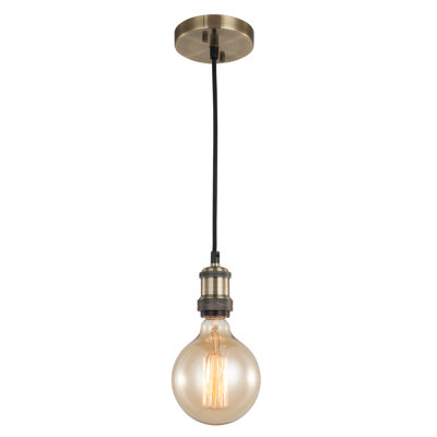 Luminaire suspendu pour une seule ampoule 1 lumières Pinnix
