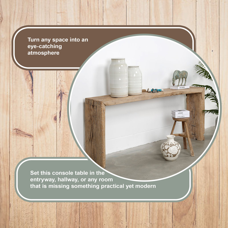 72'' W Solid Wood Console Table