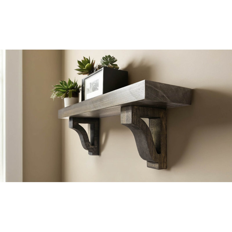Rayne 2" Shelves/W Corbels, 9" H x 59" W x 6" D