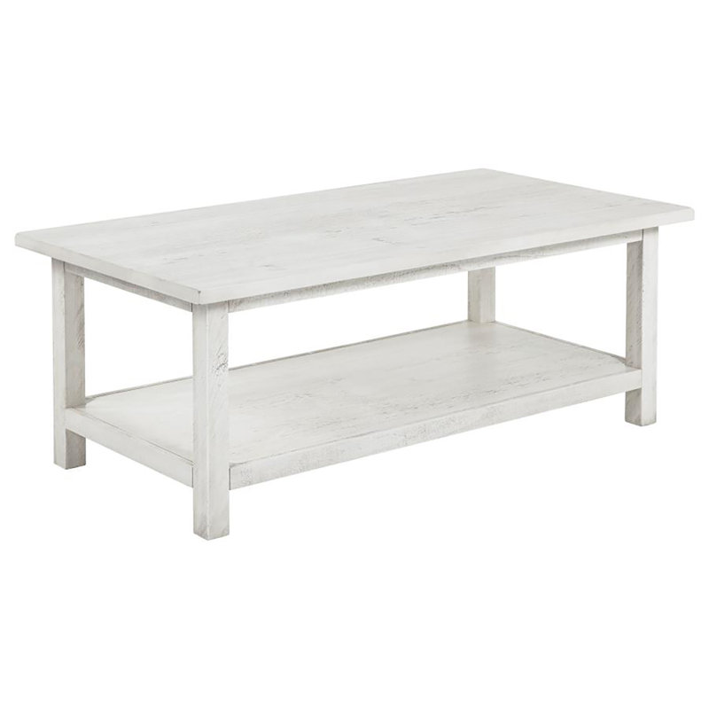 Raighs Coffee Table, Distressed White