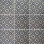 4,2 po x 4,2 po mosaïque de dosseret faite à la main à motif de feuilles d'argile mexicaines TalaMex