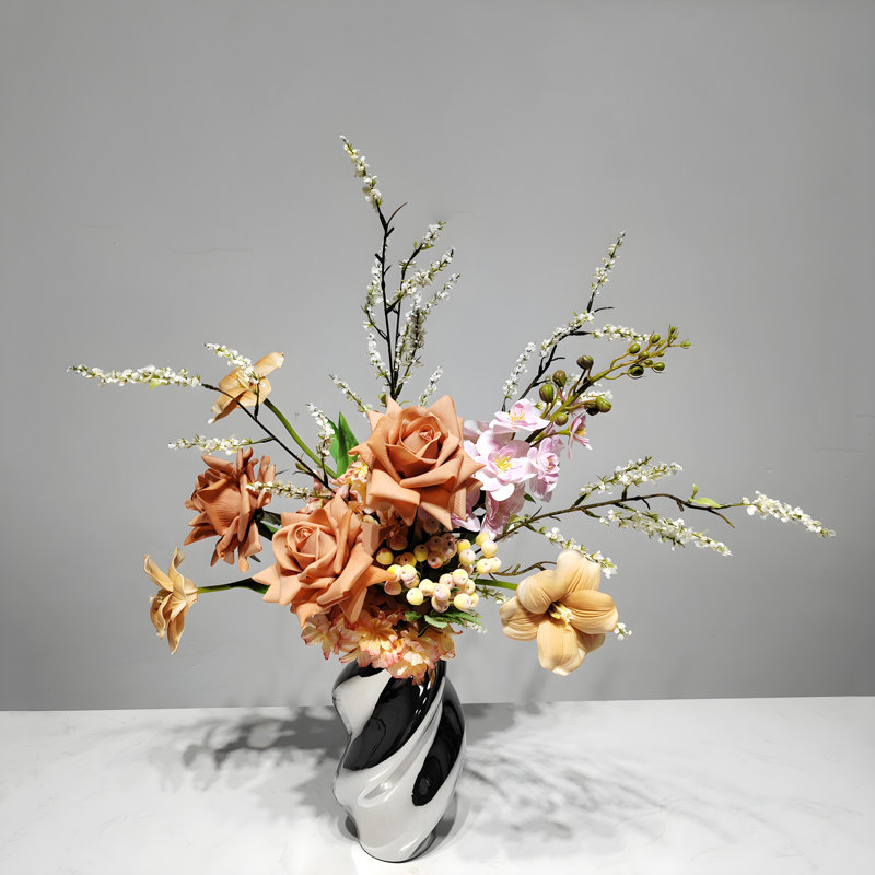 Ornements de fleurs simulées, Orange