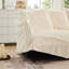 - Crème, luxe avec des matériaux, éléments de design élégants, housses souples amovibles, sièges confortables, sièges confortables, assemblage facile